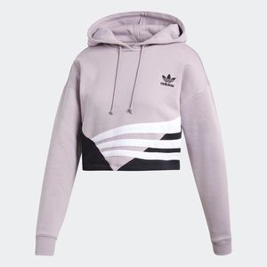 Cropped adidas sweatshirt